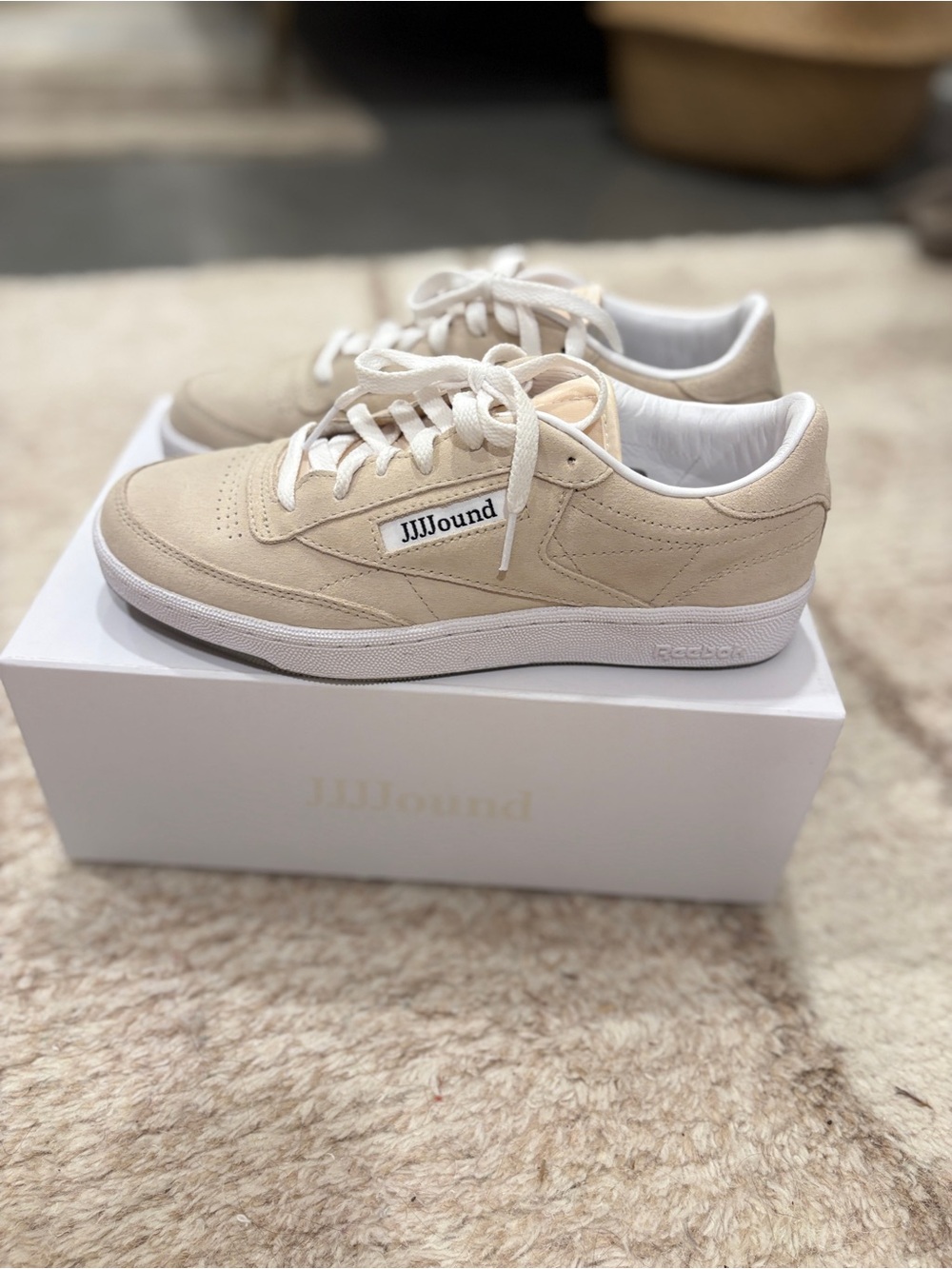 JJJound x Reebok Club C 85 in CORK Sneakers